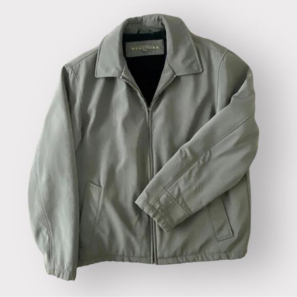 Kenneth Cole Reaction Bomber Jacket Dark Grey - Picture 6 of 10